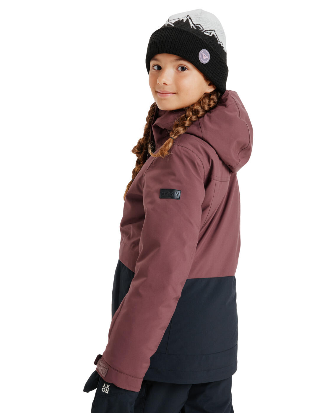 Veste de snow technique DAWNRAE PARKA Rouge Fille 3/4