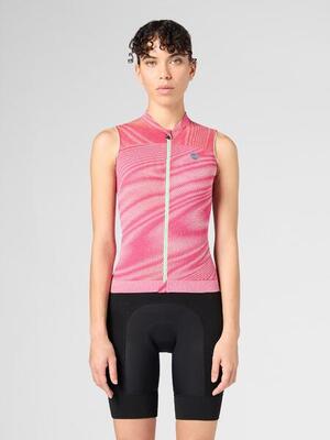 Wave sleeveless cycling jersey