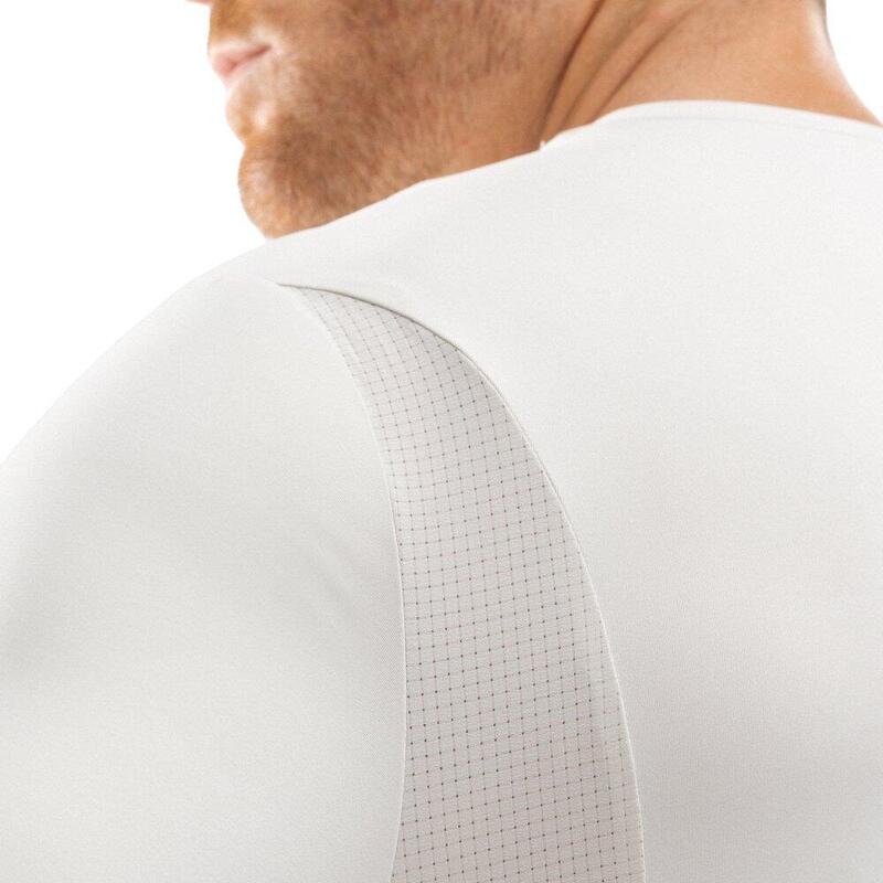 Tricou cu mânecă scurtă pentru alergare, pentru bărbați Gate Gray Gri