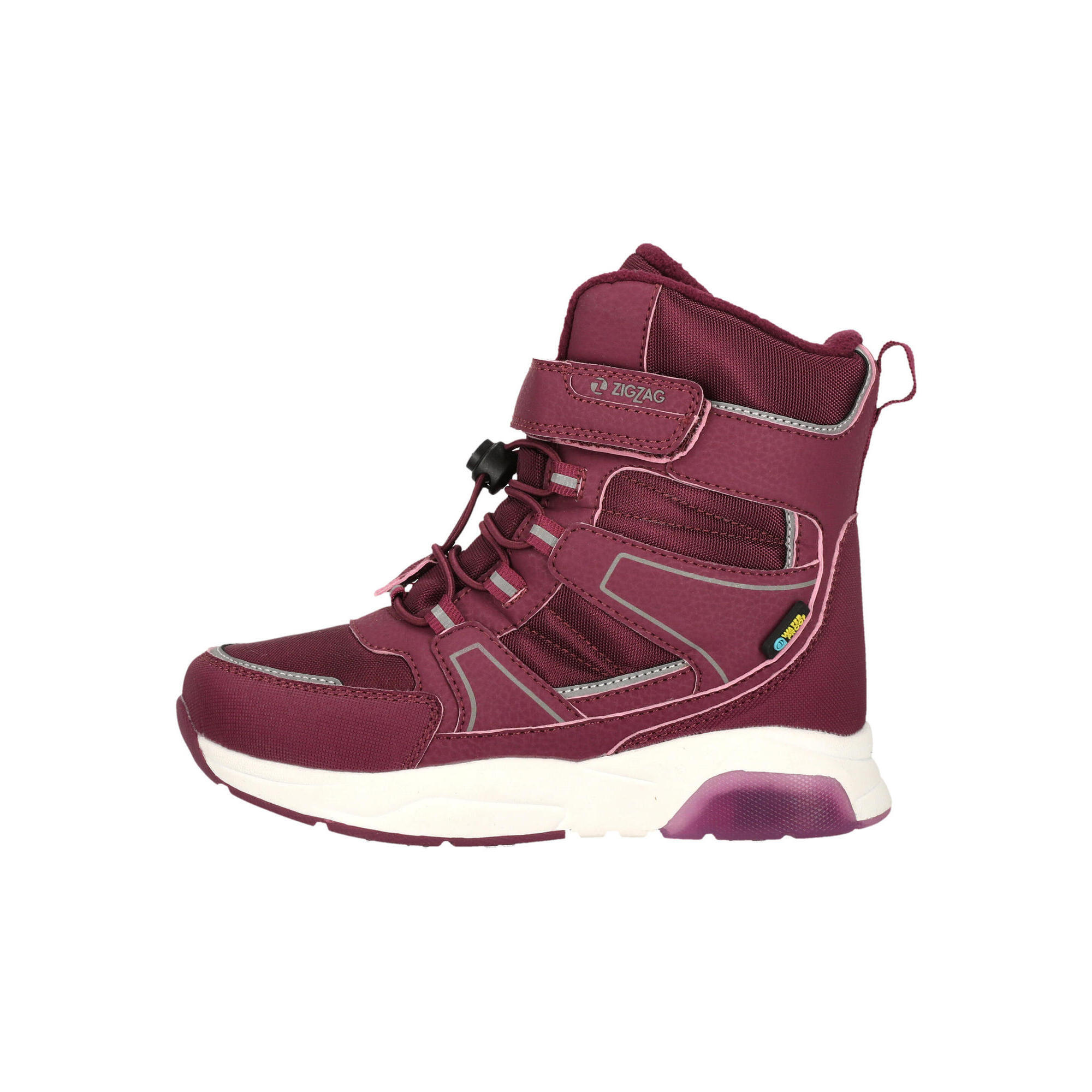 Zigzag - Bottes Vizar - Bottines - Blanc|violet - Decathlon