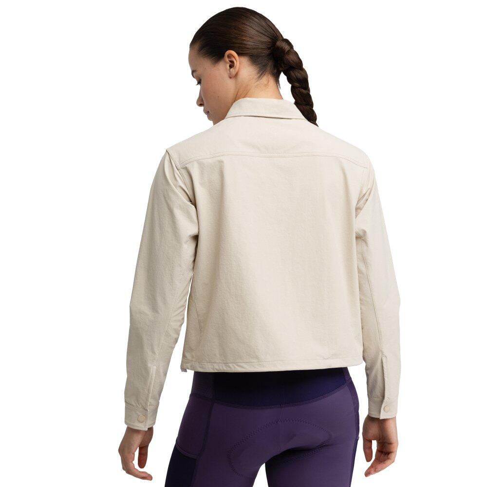 Maglia overshirt estiva da ciclismo gravel da donna Emberly Beige Beige 2/7