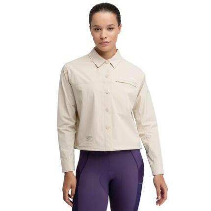 Damen Radsport sommer-overshirt gravelsport Emberly Beige Beige