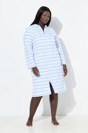 Femme Peignoir à manches longues en tissu éponge