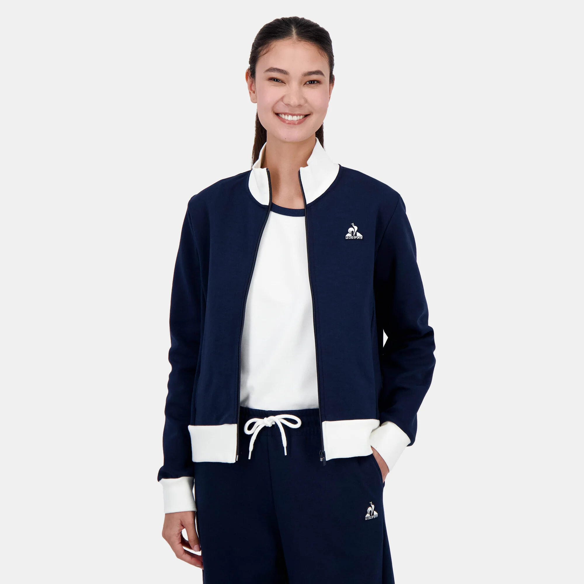 Veste de survêtement femme Le Coq Sportif Heritage SP N°1 1/4