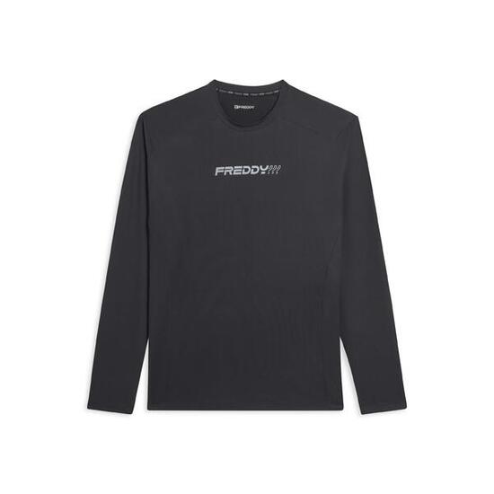 T-shirt de coupe ajustée à manches longues, coupe technique