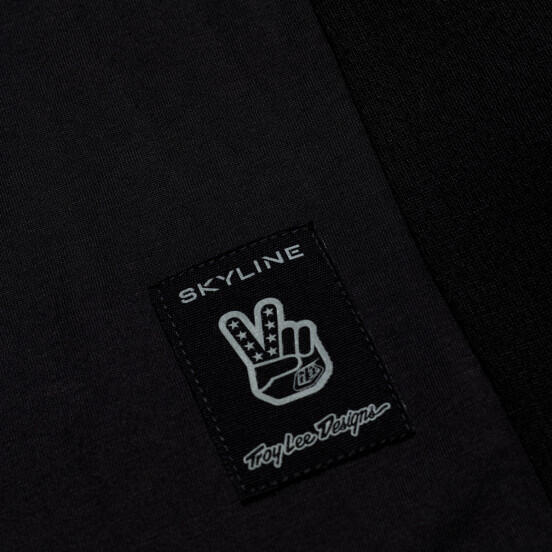 Camiseta de manga larga Troy Lee Designs Skyline Ride Negra 3/4