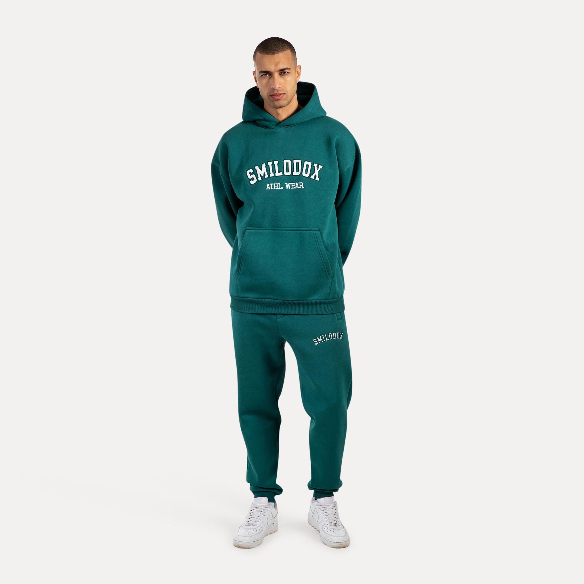 Herren Hoodie Kayson Dunkel Grün 3/5