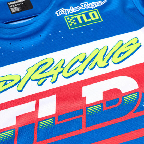 Langarm Trikot Troy Lee Designs Sprint Rot/Blau 3/7