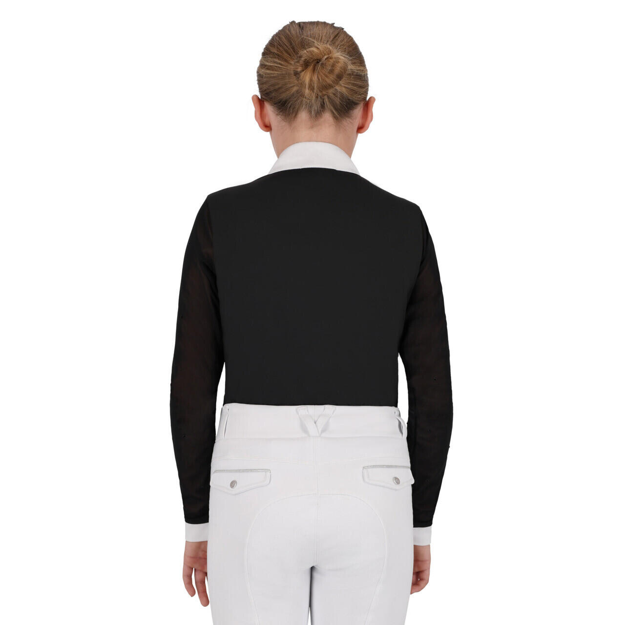 Turnier-Poloshirt Mädchen QHP Sennah 2/7