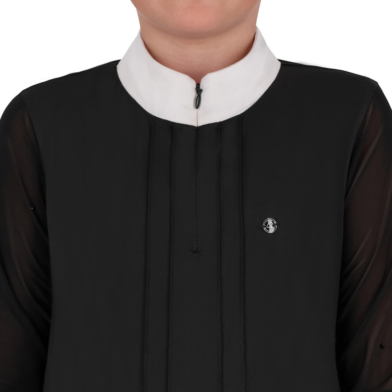 Turnier-Poloshirt Mädchen QHP Sennah 4/7