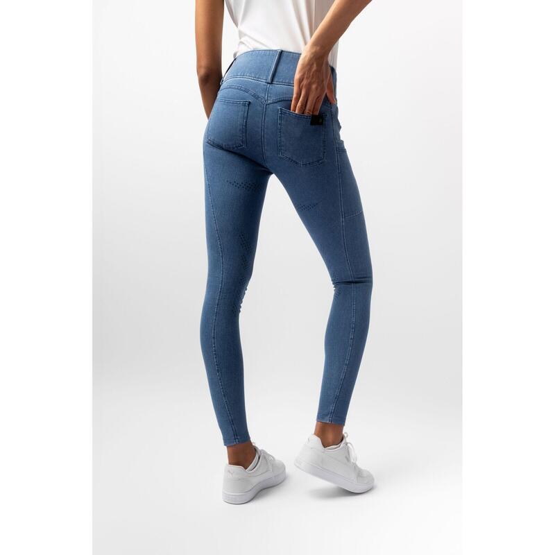Pantalon echitație Horze Carolyn cu grip complet pentru femei
