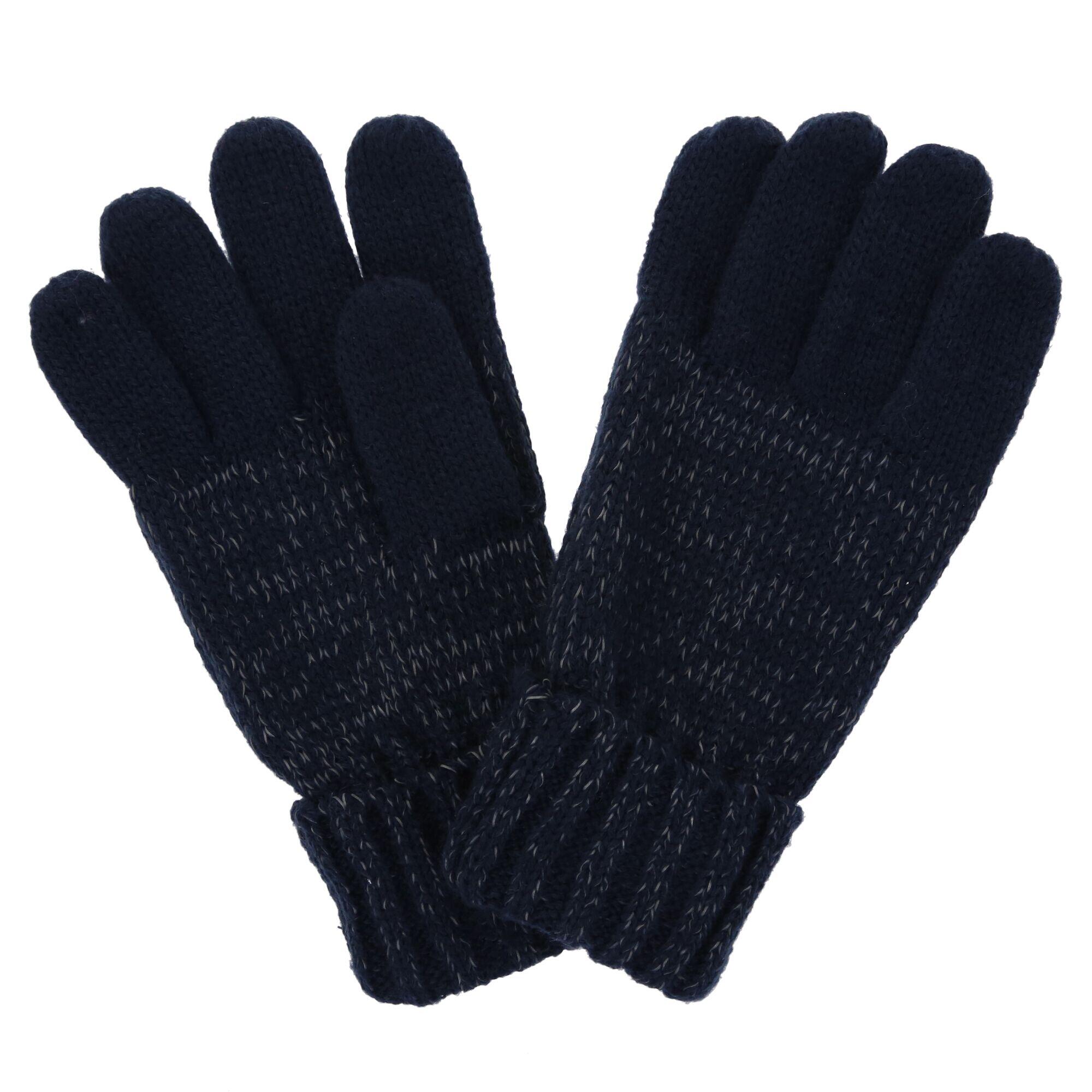 Kids Unisex Luminosity Gloves (Navy) 1/4