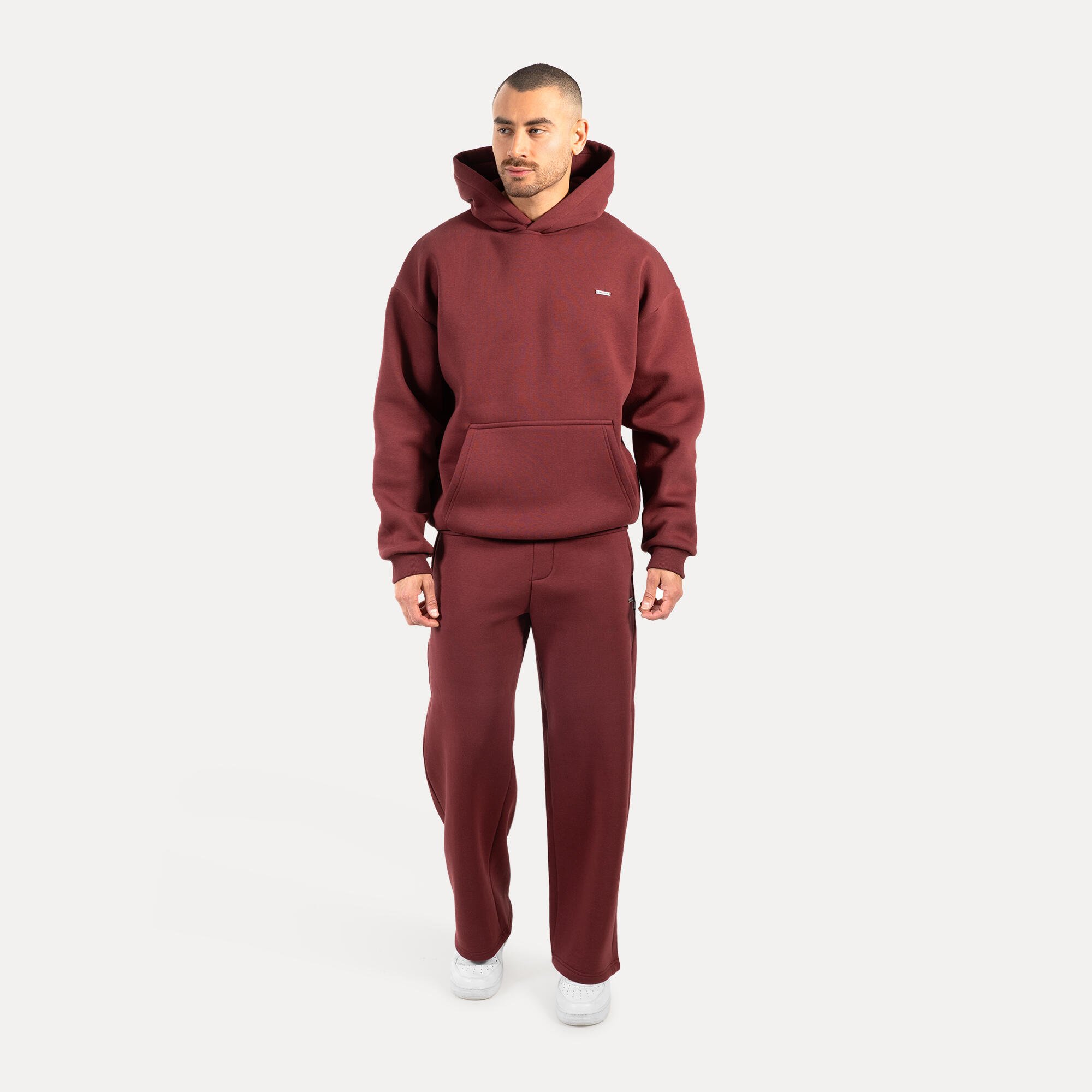 Herren Hoodie Dawson Bordeaux 3/6