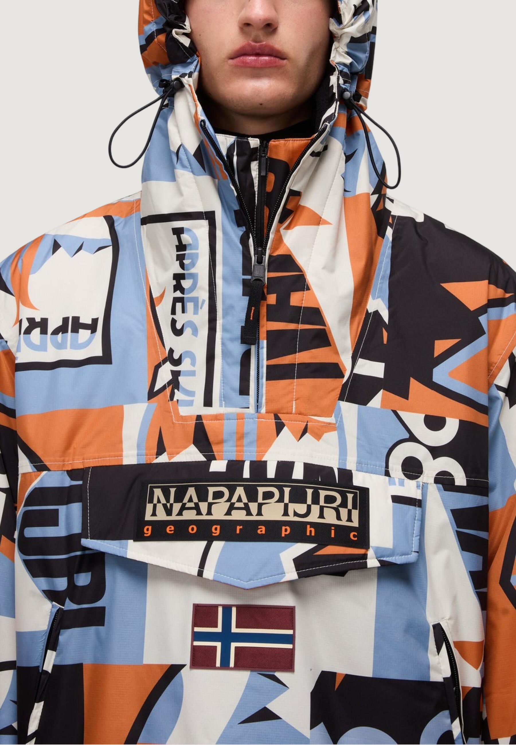 blouson RF NEXT AOP HOMME orange 2/4