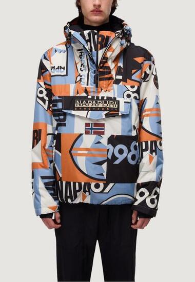 MEN'S Anorak RF NEXT AOP orange