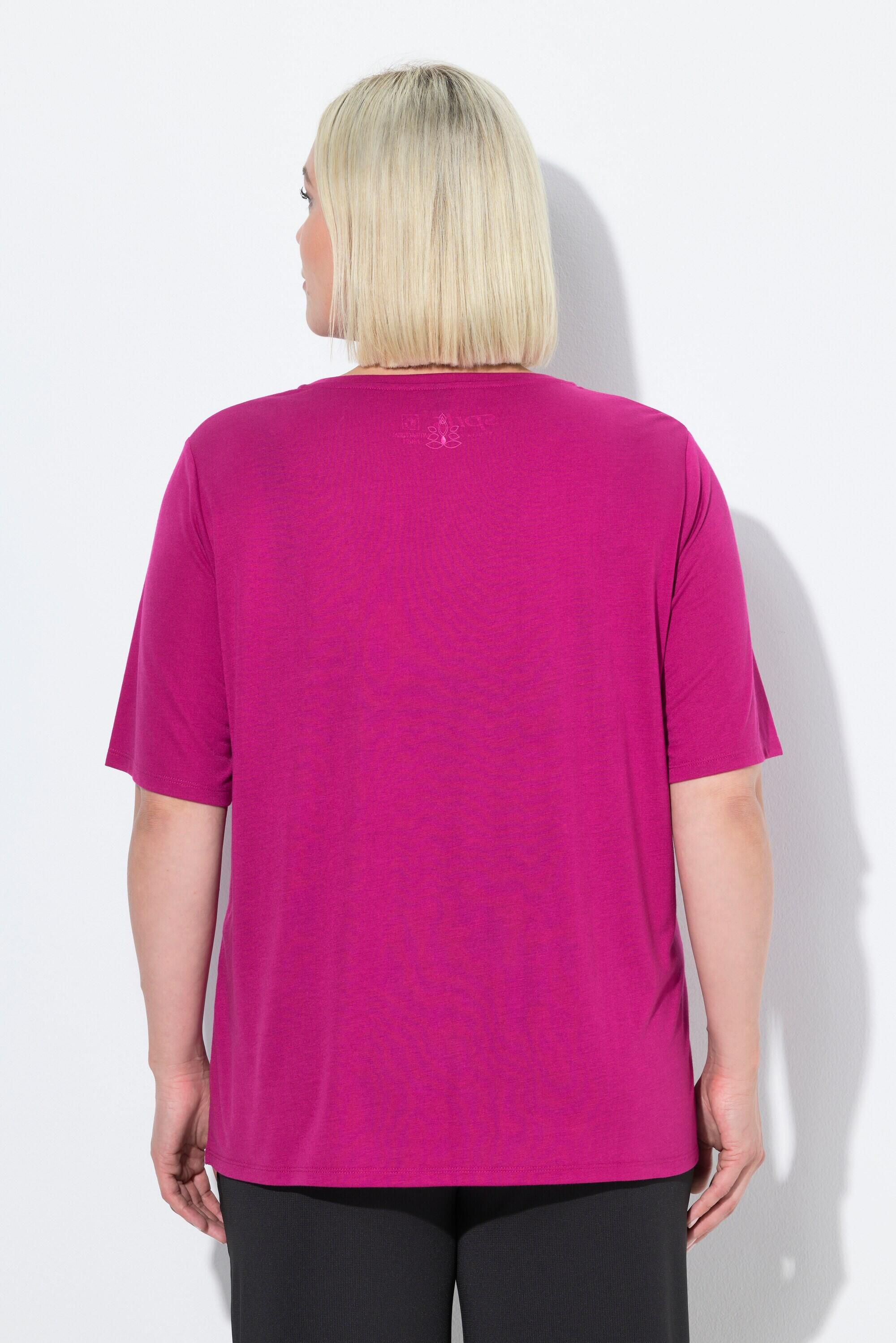 Femme T-shirt technique antibactérien décolleté rond et manches courtes 7/11