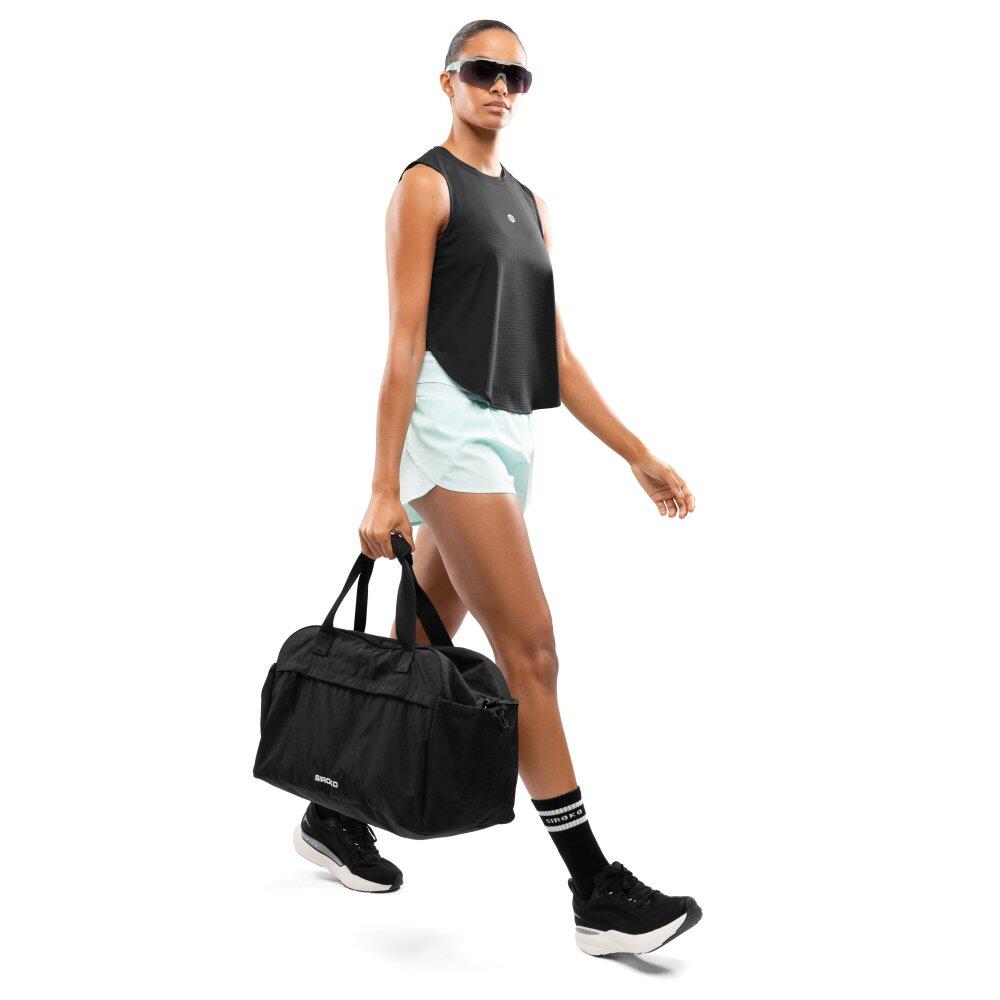 Damen Fitness Ärmelloses laufshirt Seine Black Schwarz 3/7