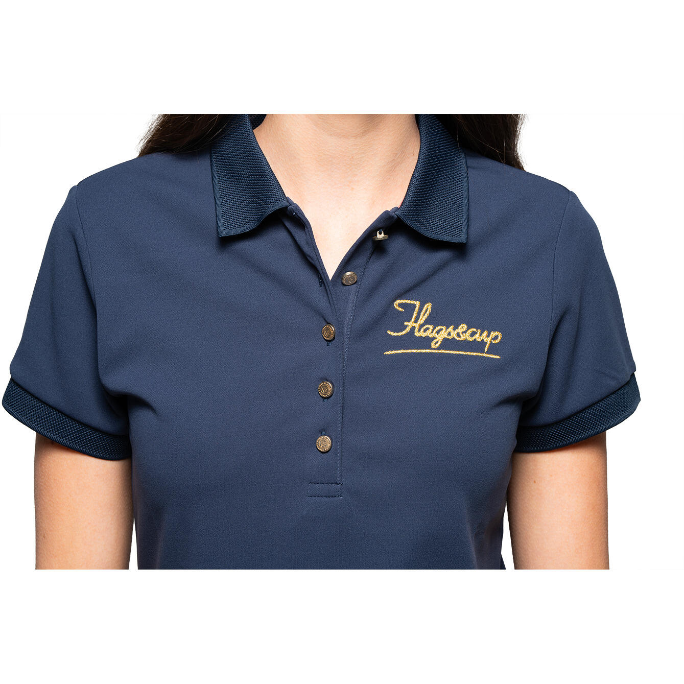 Damskie jeździeckie polo Flags&Cup Rosalia 3/3