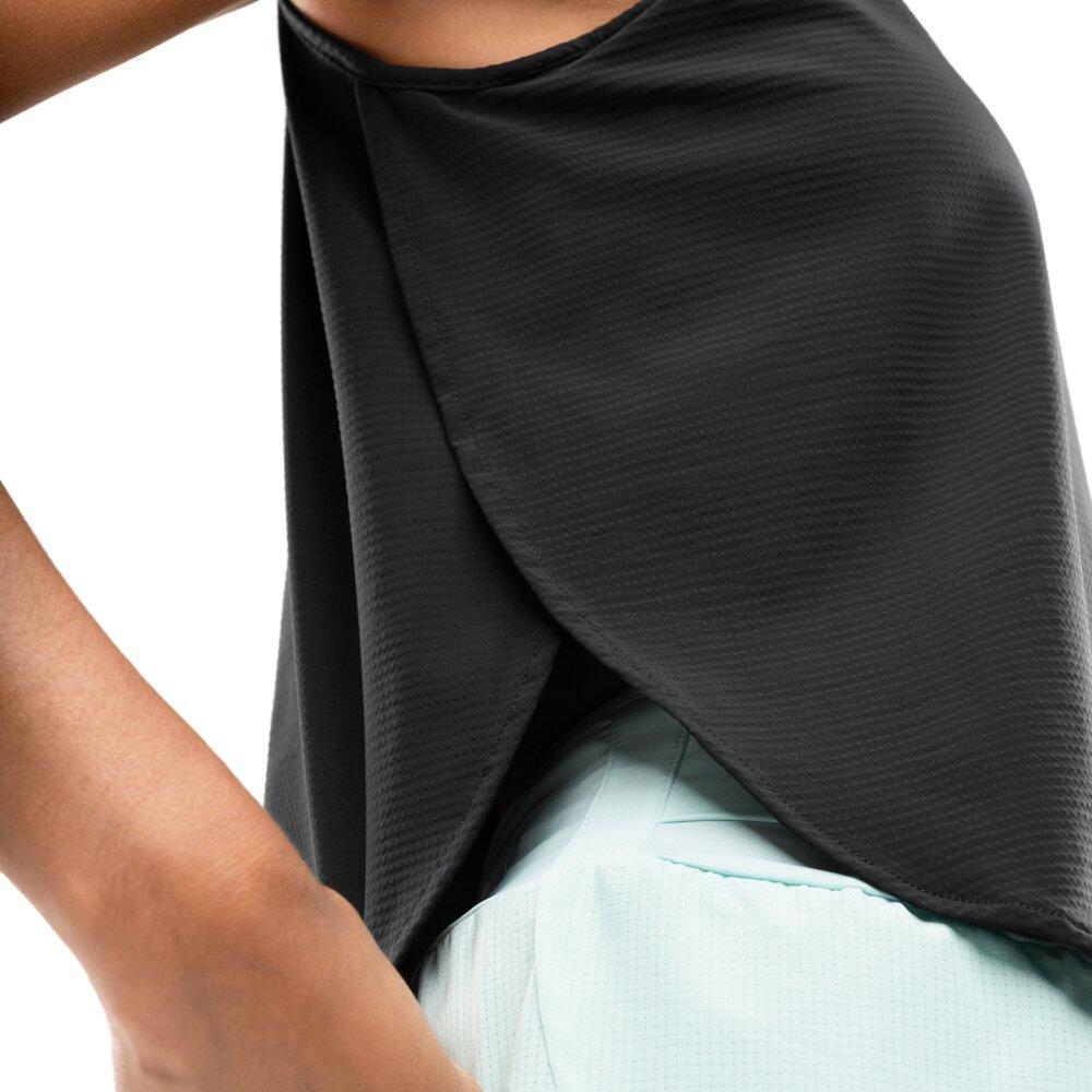 Damen Fitness Ärmelloses laufshirt Seine Black Schwarz 4/7