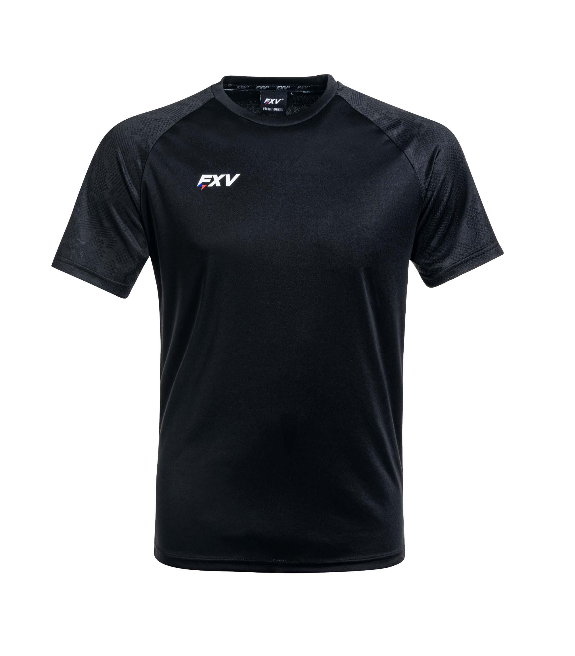 TEE-SHIRT DE RUGBY RAFFUT Force XV noir 1/1