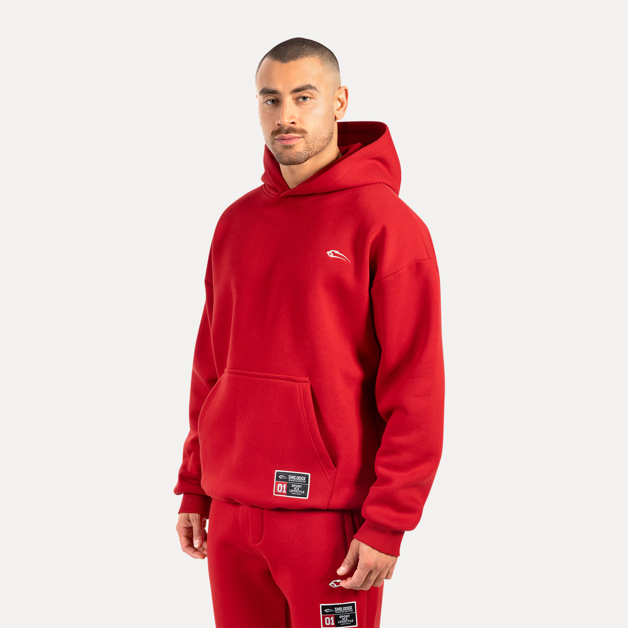Herren Hoodie Rayk Bordeaux 2/5