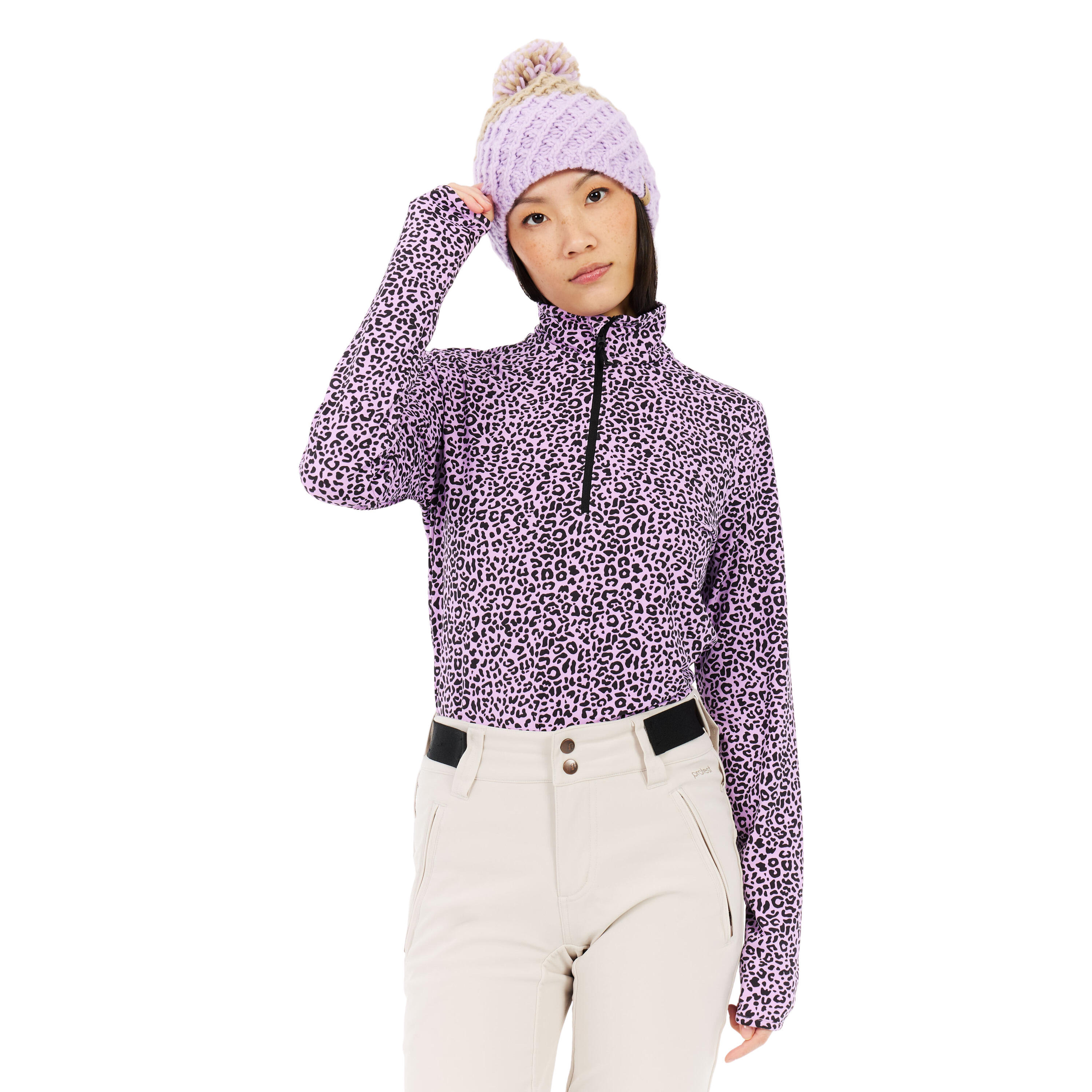 Damski polar 1/4 zip Protest Esher