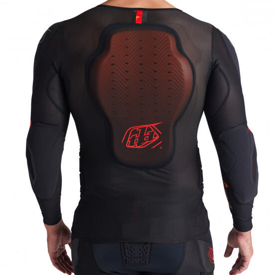 Troy Lee Designs Stage Ghost D30 Black Unisex Long Sleeve Protective Jersey 4/5