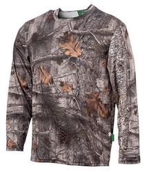 T-shirt De Chasse Manches Longues Treeland Camo Forest