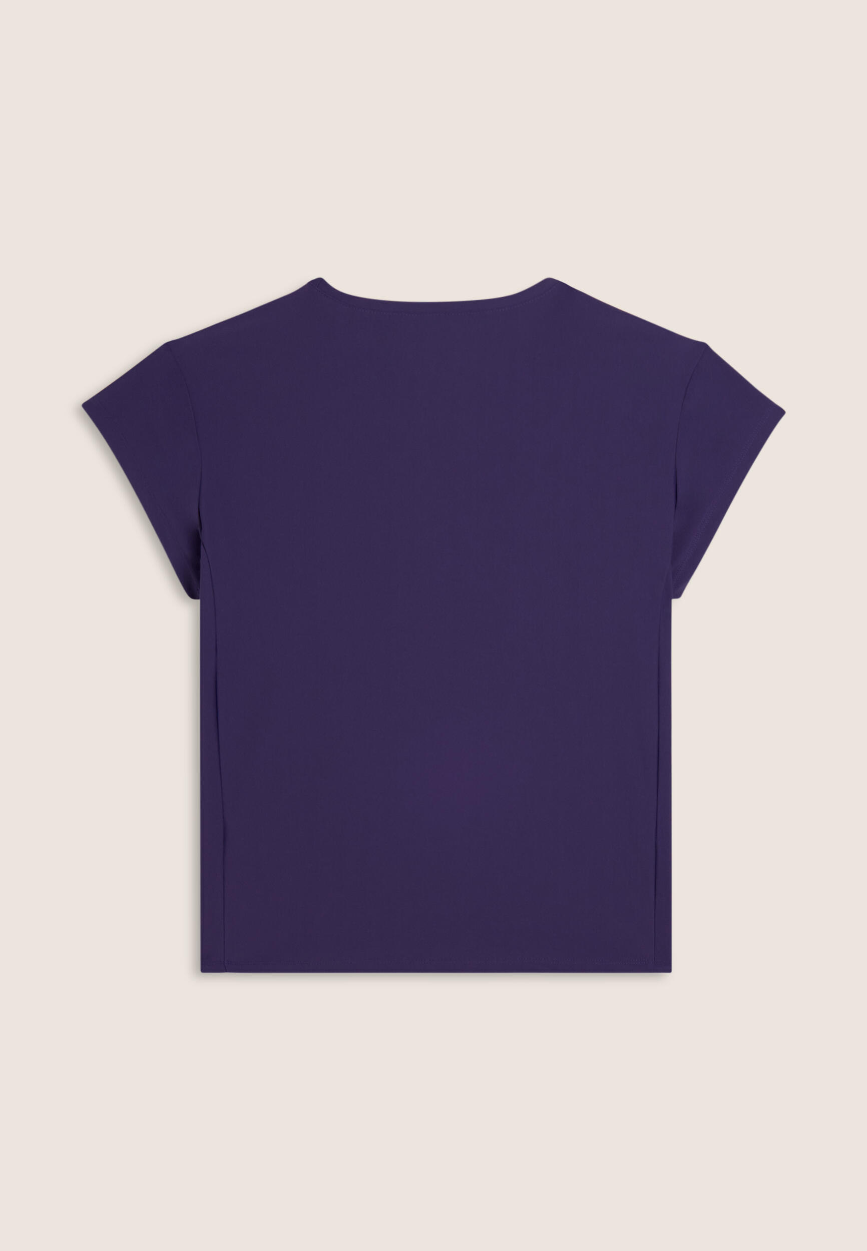 T-shirt tecnica con maniche ad aletta e profili a contrasto 2/3