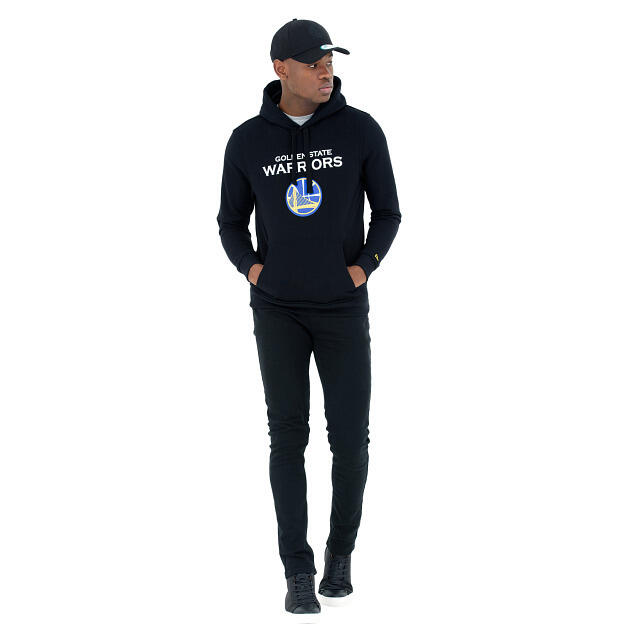New Era - Sweatshirt À Capuche Golden State Warriors Nba - Sweat-shirt - Noir - Decathlon