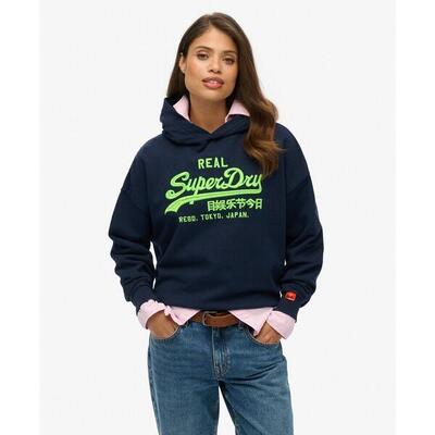 Dames hoodie superdry vl neon