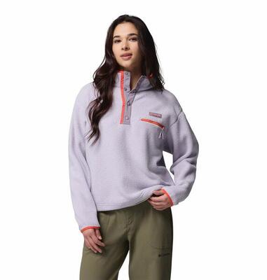 Fleece Pullover Damen - COLUMBIA Helvetia™ II Cropped Half Snap Fleece -