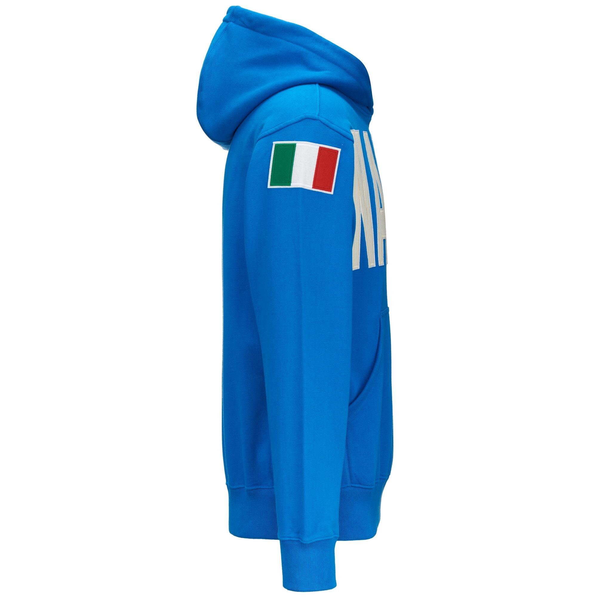 Felpa da uomo in cotone blu da streetwear sportivo 2/5