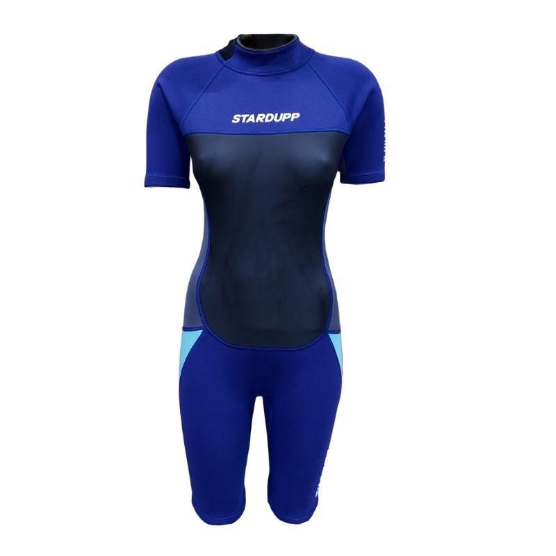Stardupp B-Zip Flex Shorty 3/2mm Neoprene Wetsuit Women - M 2/7