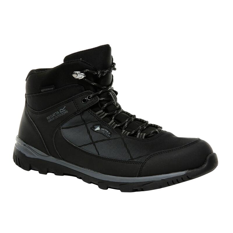 Mens Highton Hiking Boots (Black/Ash)