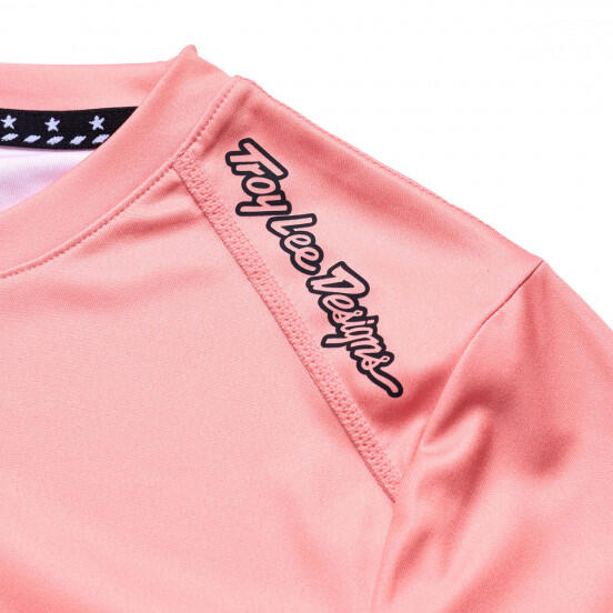 Jersey Femme TROY LEE Lilium Orange 3/4