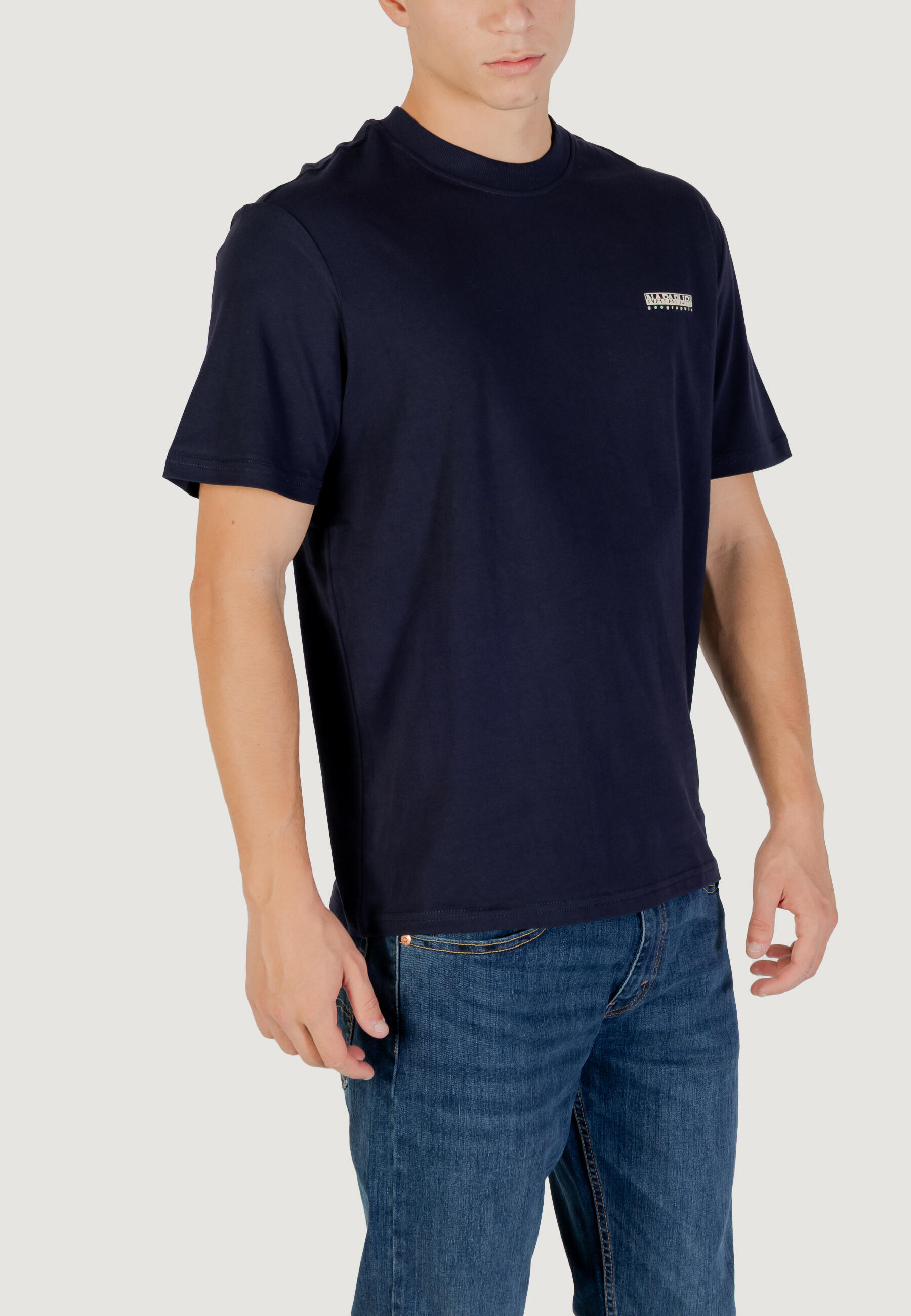 Crop Top S-SMALL BOX SS MEN'S BLAU 3/5
