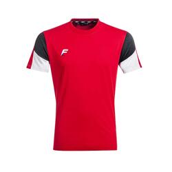 TEE-SHIRT DE RUGBY CHISTERA ENFANT Force XV rouge-noir