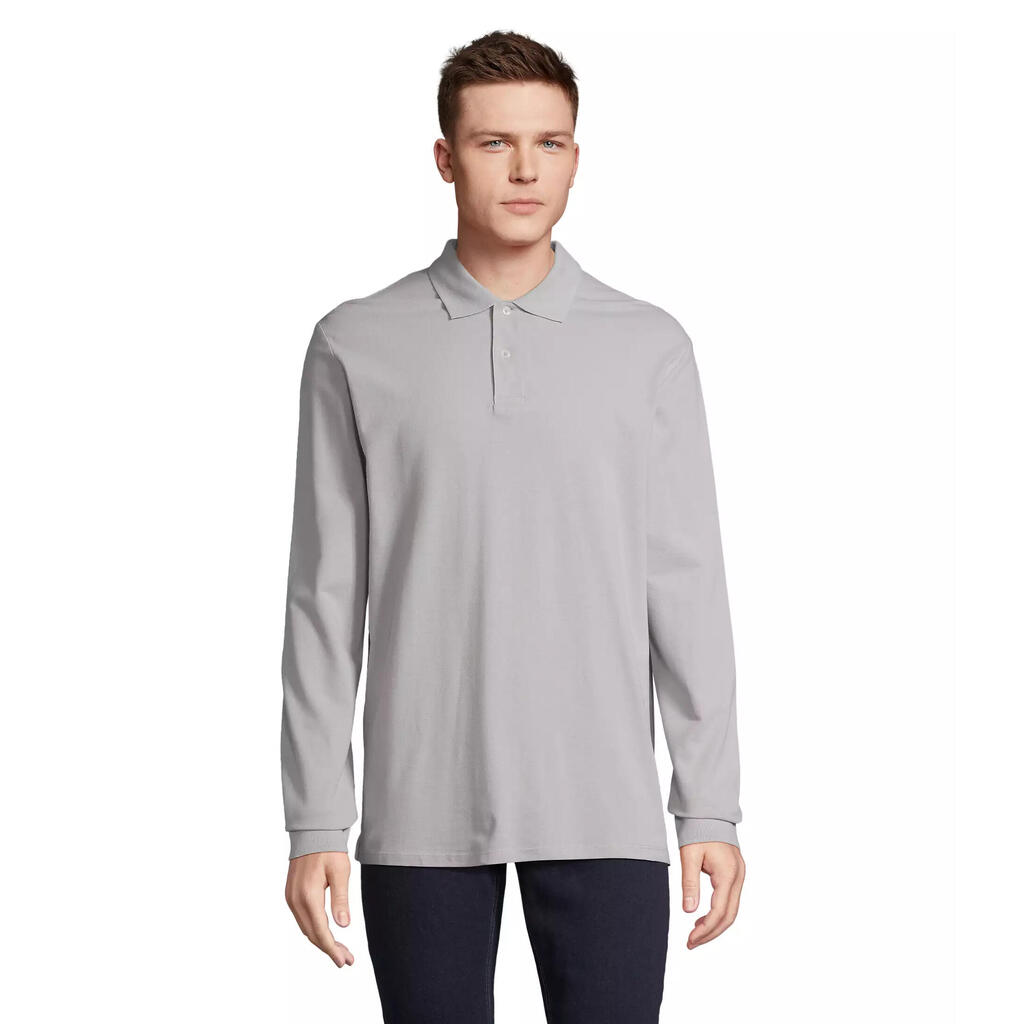 Long sleeve polo shirt Sol's Pacific