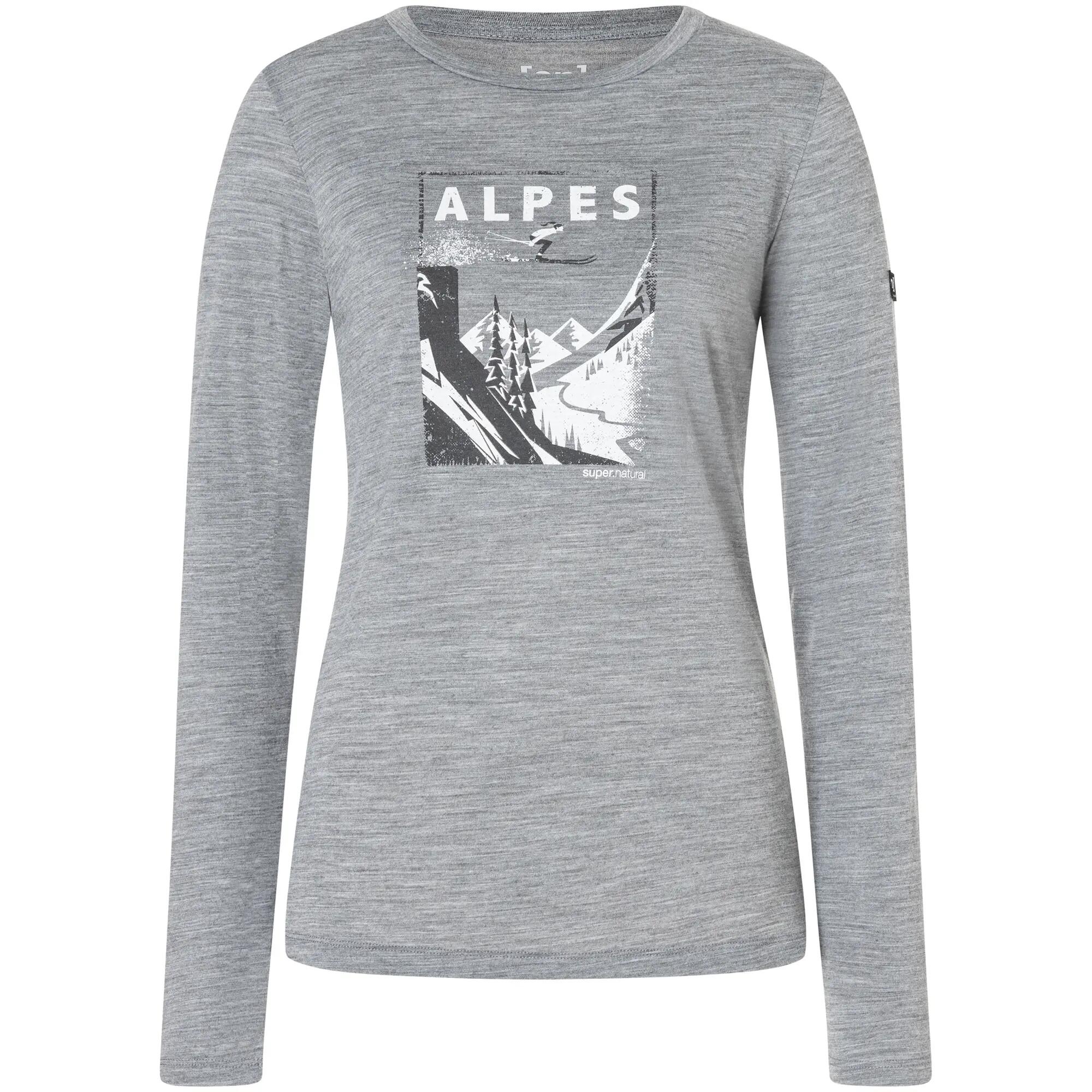 Longsleeve SUPER.NATURAL W ALPES LS 3/7