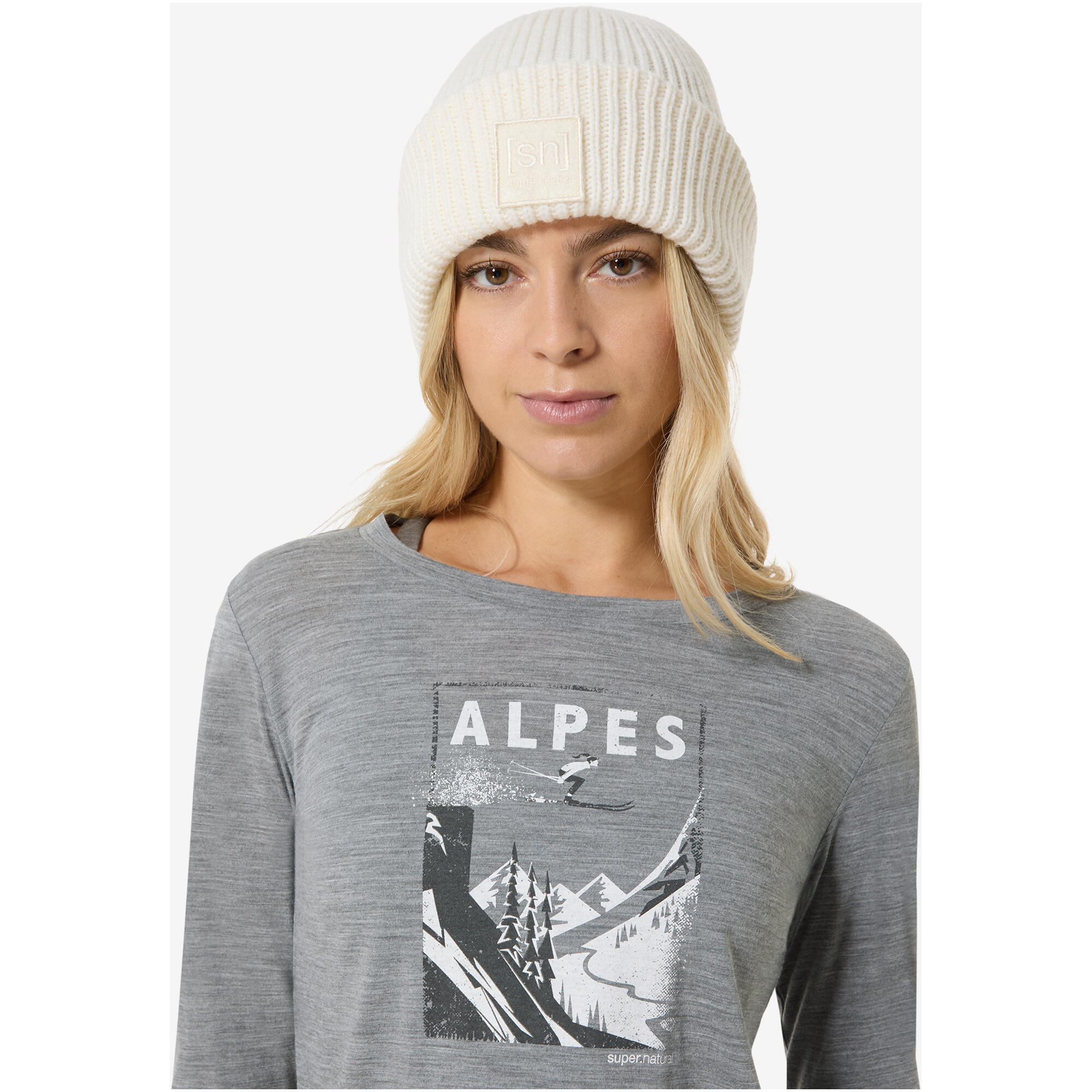 Longsleeve SUPER.NATURAL W ALPES LS 2/7
