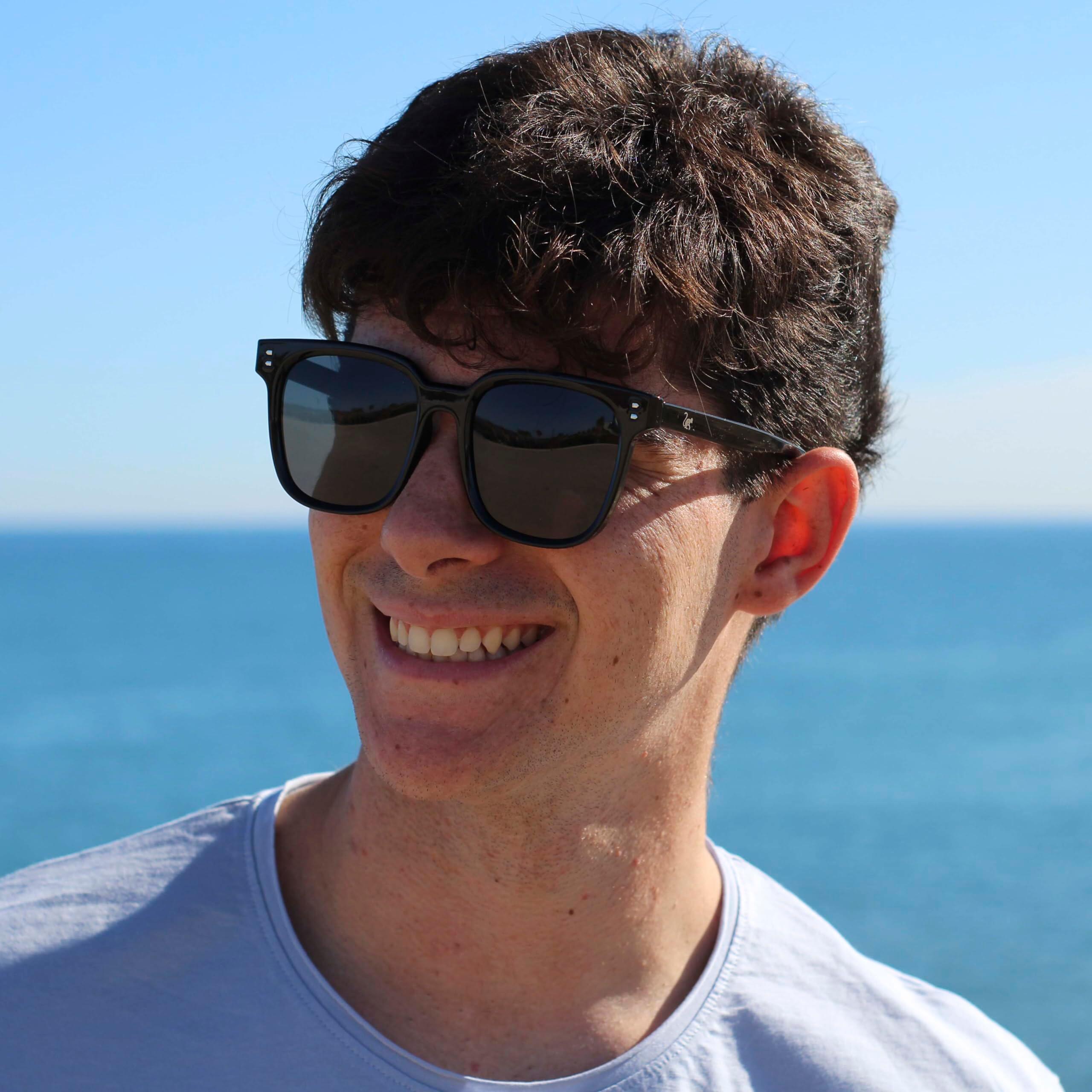 Gafas de sol Unisex - Polarizadas / UV400 (Negro) 3/5