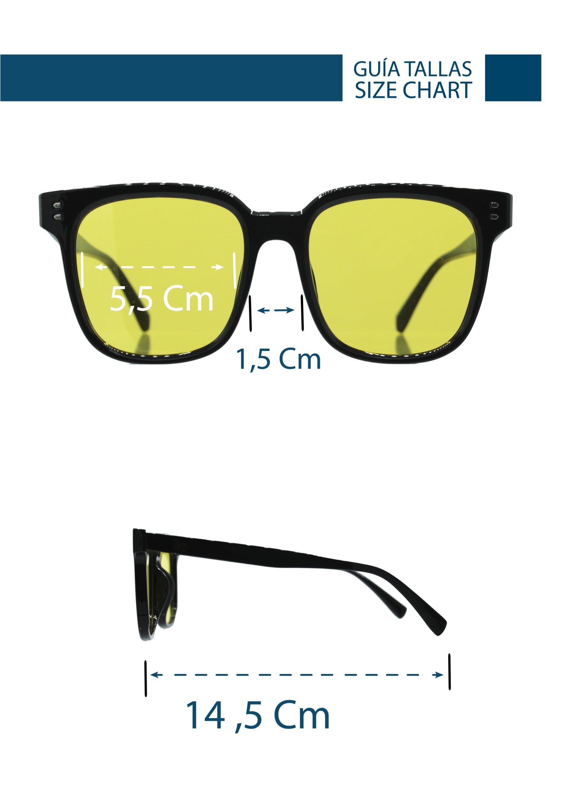 Gafas de sol Unisex - Polarizadas / UV400 (Negro) 5/5