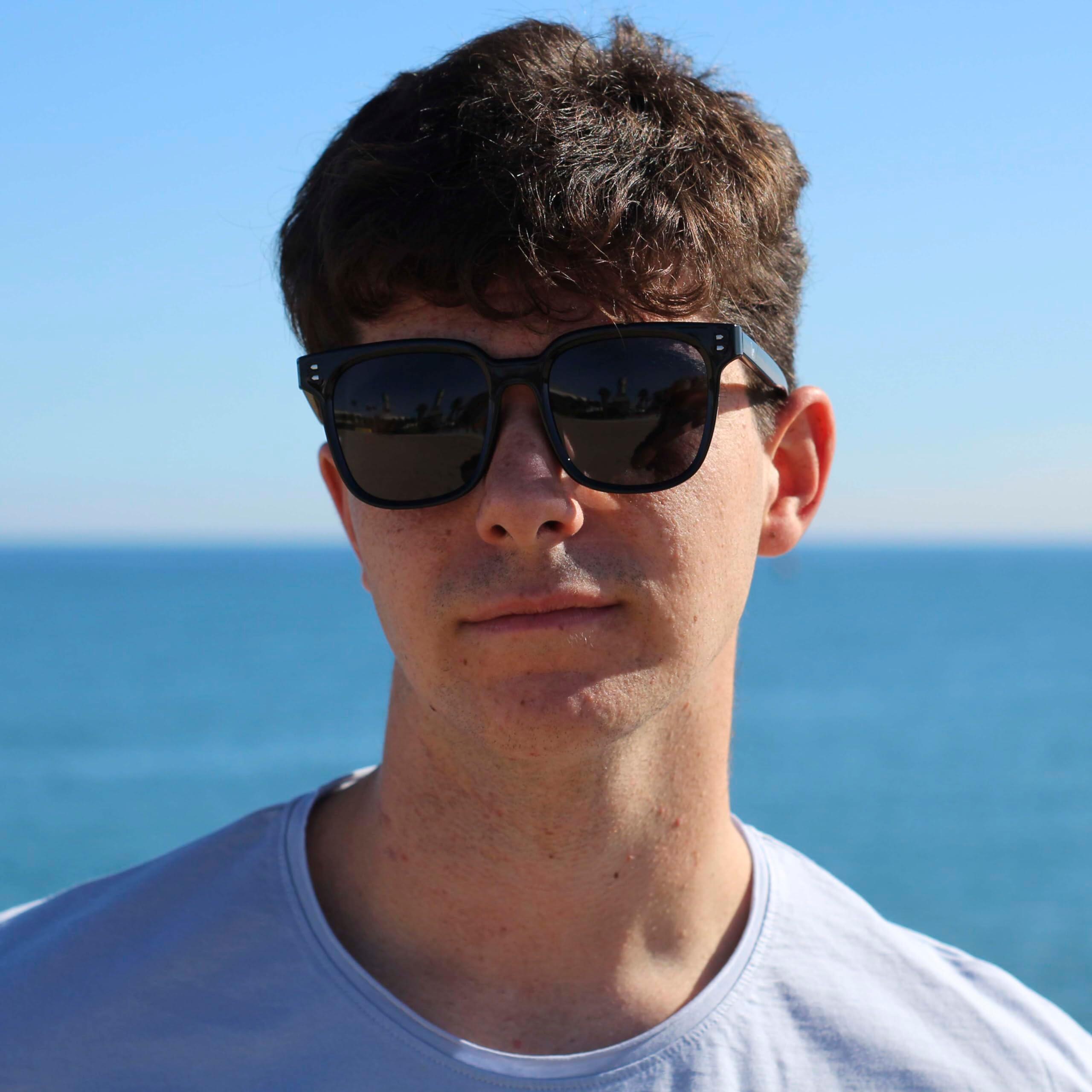 Gafas de sol Unisex - Polarizadas / UV400 (Negro) 4/5