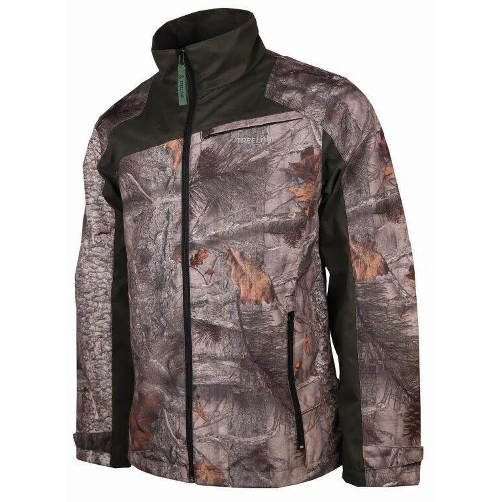 Treeland - Veste De Chasse Enfant Treeland Oxford Maquisard Camo Forest - Veste - Marron|vert - Decathlon