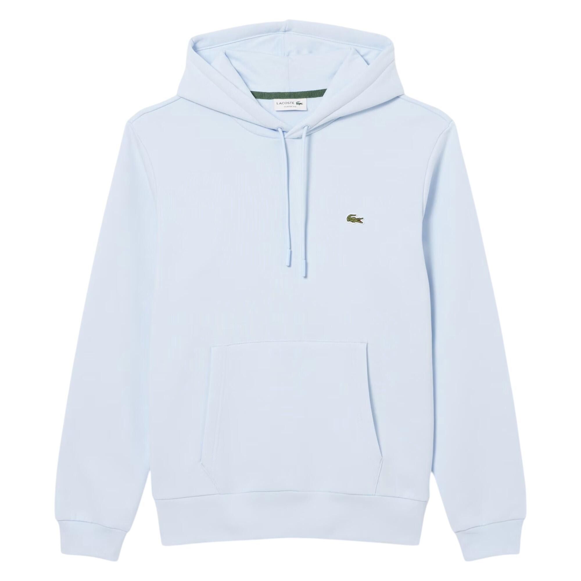 Lacoste Mens Fleece Hoodie Cotton Pullover Classic Fit Sportswear Hooded 6/6