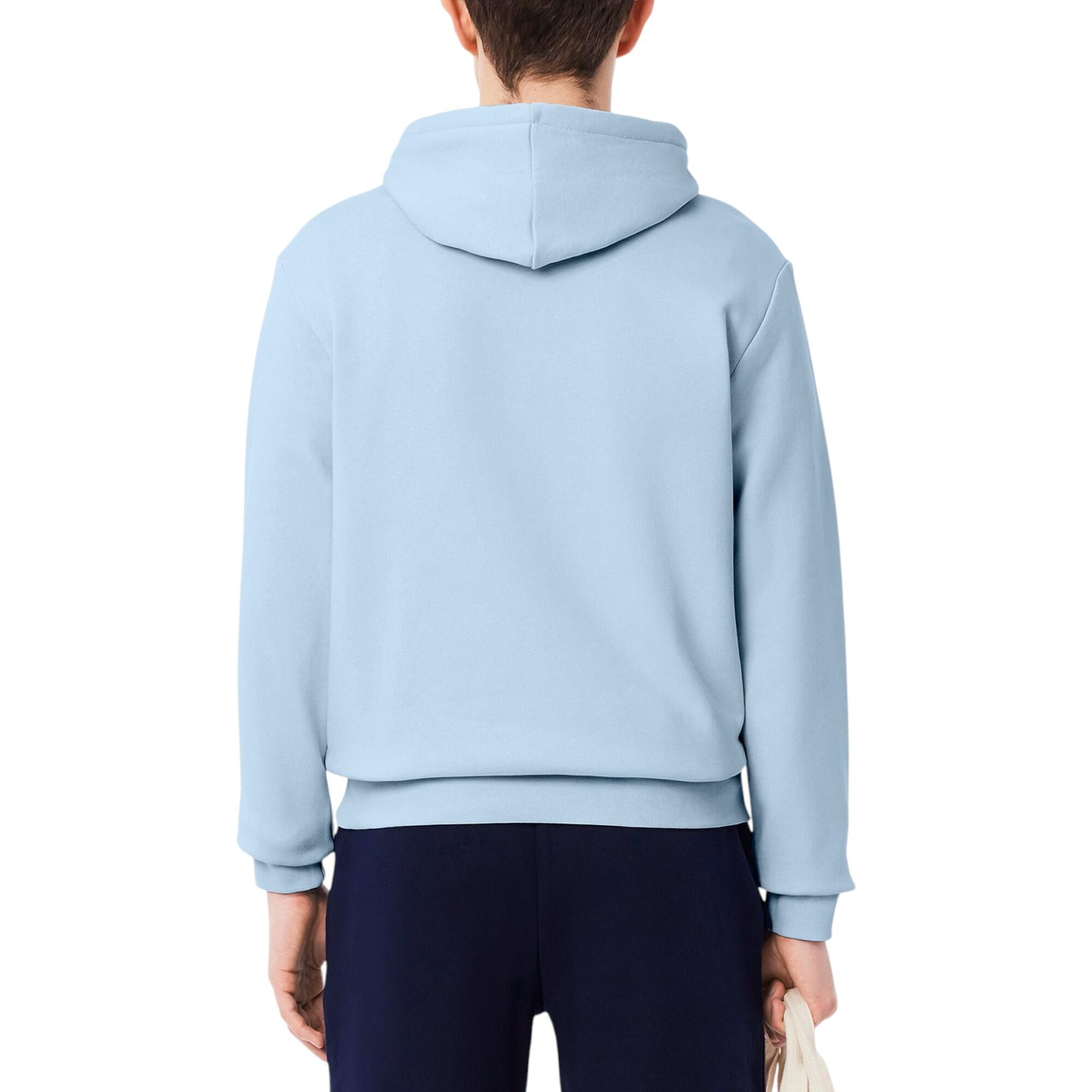 Lacoste Mens Fleece Hoodie Cotton Pullover Classic Fit Sportswear Hooded 2/6