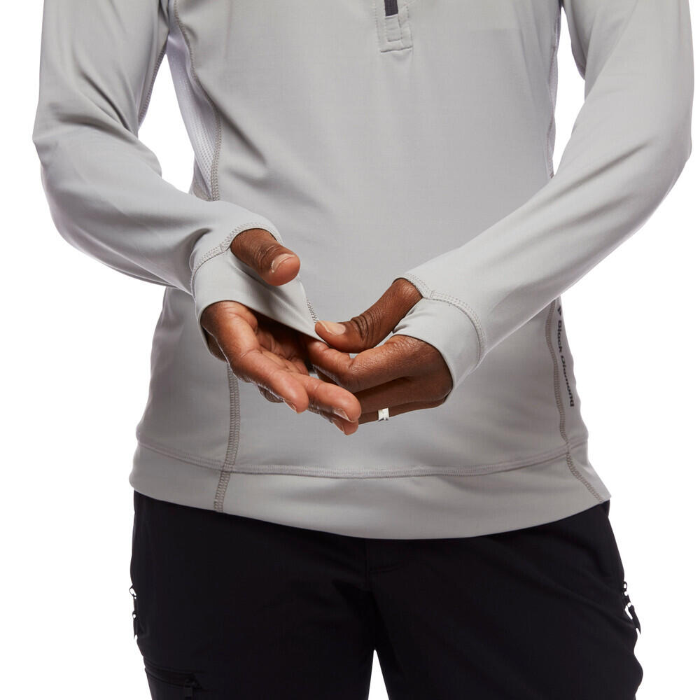 Sweatshirt à capuche femme Black Diamond Alpenglow Pro 3/3