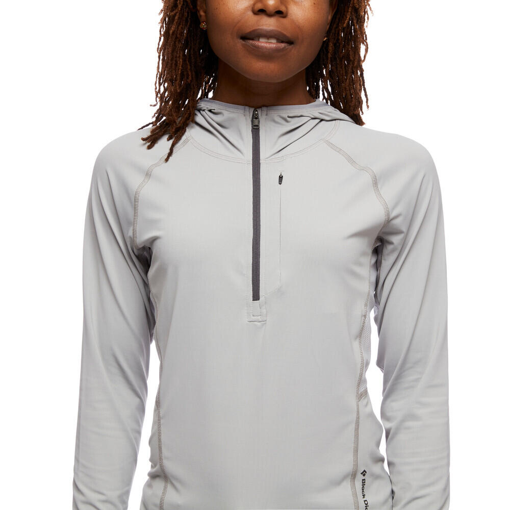Sweatshirt à capuche femme Black Diamond Alpenglow Pro 2/3