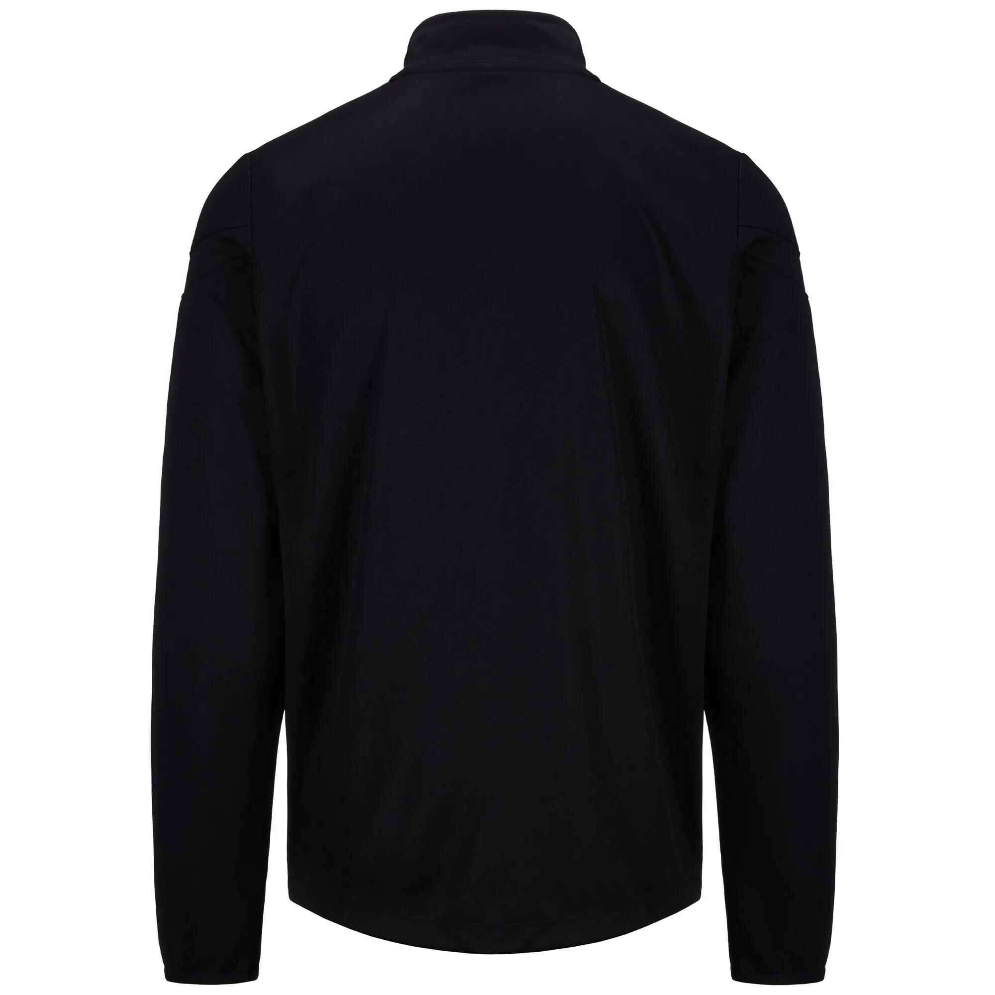 Sudadera de hombre en poliéster negro para fútbol 3/5